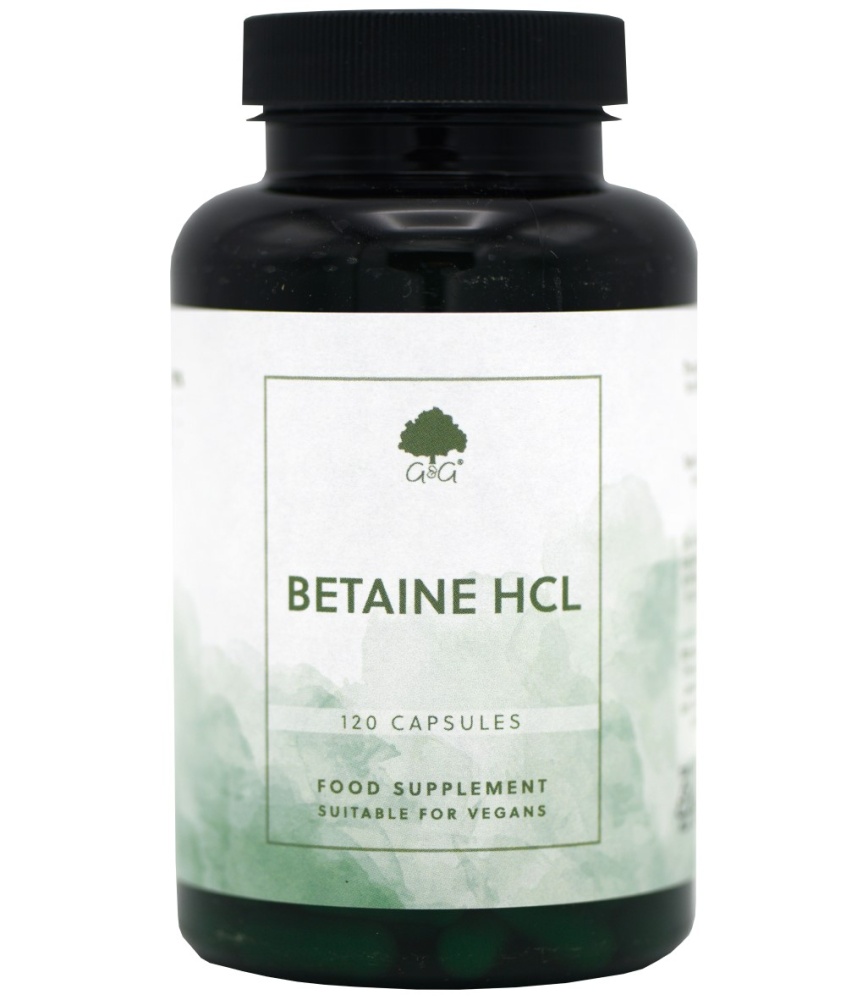 Betaine HCl - 120 Vegan Capsules