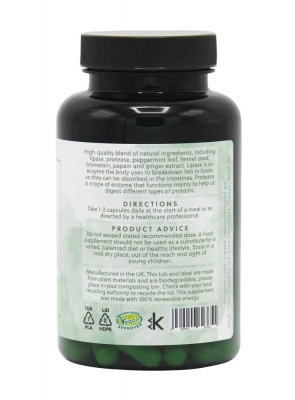 Digesta Zymes - 120 Vegan Capsules