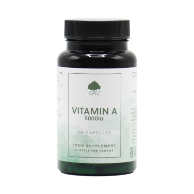 Vitamin A (retinol) 5000iu - 120 Vegan Capsules