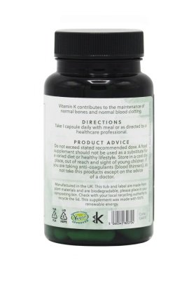 K-Quinone (Vitamin K1 & K2) - 60 Vegan Capsules