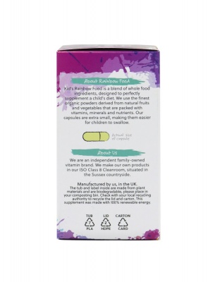 Kids Rainbow Food - 120 Children's Capsules