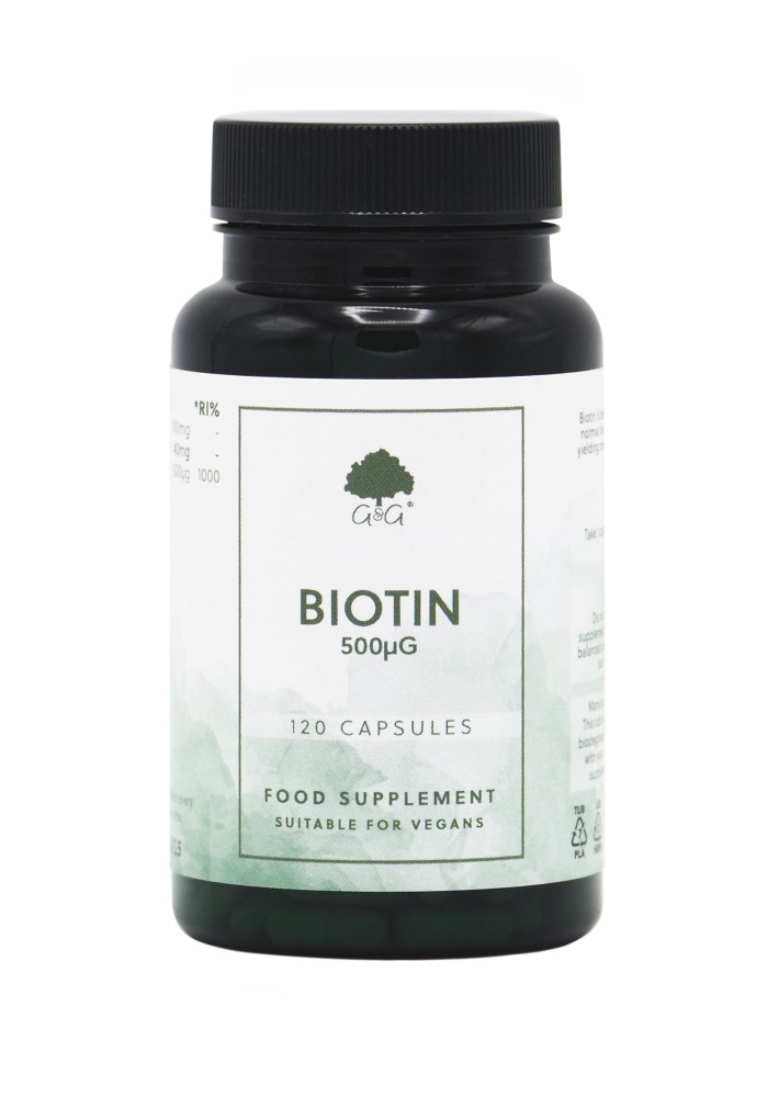 Biotin 500mcg - 120 Vegan Capsules