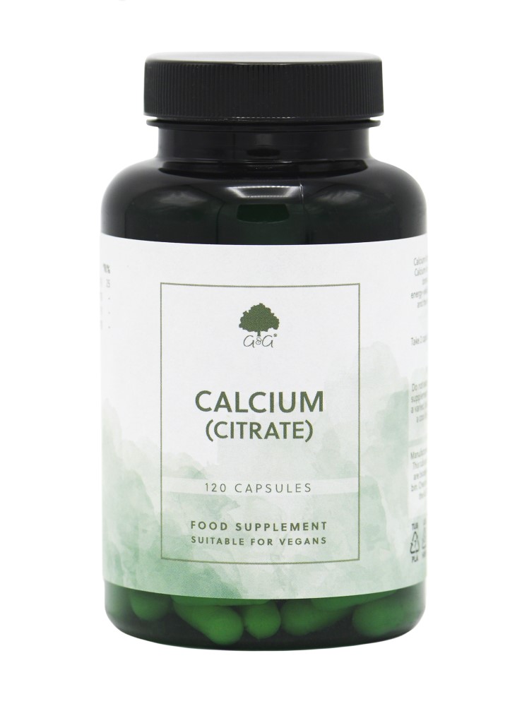 Calcium (Citrate) 200mg - 120 Vegan Capsules