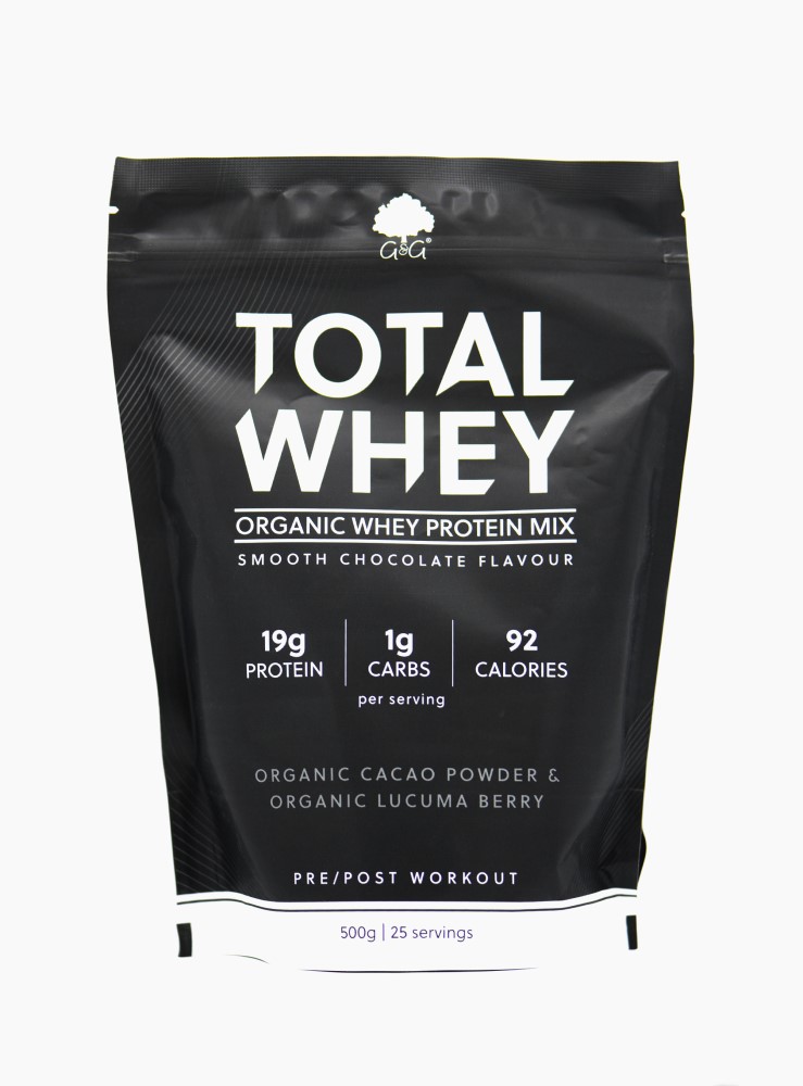 Total Whey - Organic Protein Powder - 500g Chocolate