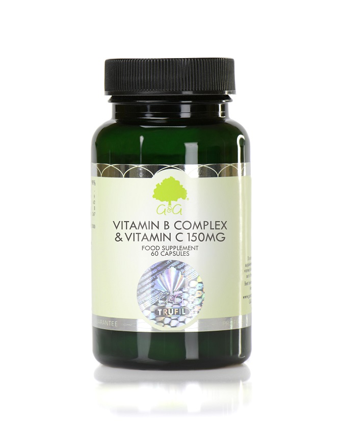 Vitamin B Complex & Vitamin C 150mg - 60 Capsules
