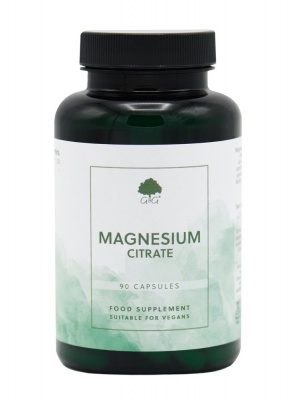 Magnesium Citrate 125mg - 90 Vegan Capsules