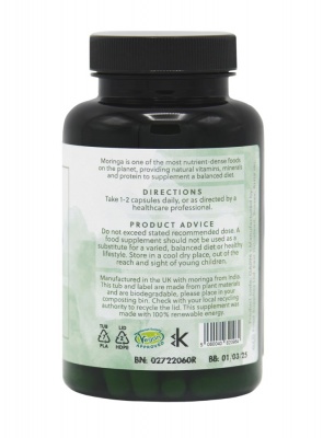 Moringa - 120  Vegan Capsules