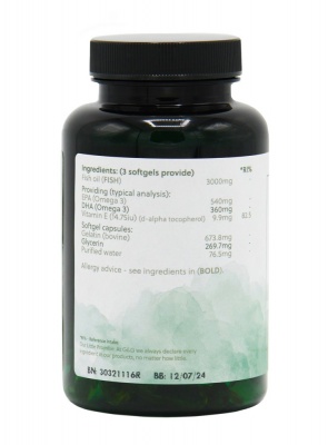 Omega 3 Fish Oil 3000mg - 90 Softgels