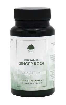 Organic Ginger Root - 60 Vegan Capsules