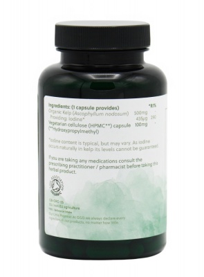 Organic Kelp 500mg - 120 Vegan Capsules