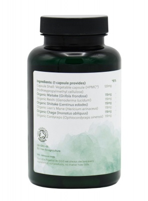 Organic Mushroom Blend - 90 Vegan Capsules
