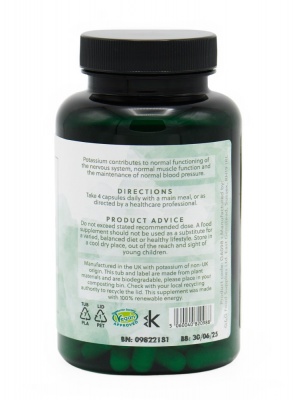 Potassium Gluconate  - 120 Vegan Capsules