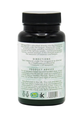 Sublingual Vitamin B12 (Methylcobalamin) - 50g Powder