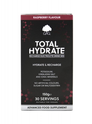 Total Hydrate Raspberry - Electrolyte Drink Mix - 150g Powder