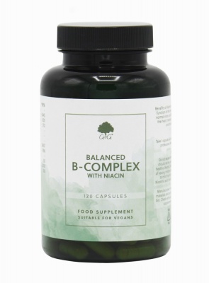 Vitamin B Complex 50mg with Niacin - 120 Capsules