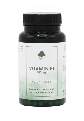 Vitamin B1 Thiamine HCl 100mg - 90 Vegan Capsules