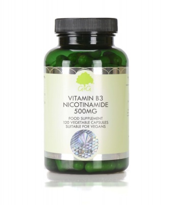 Vitamin B3 Nicotinamide 500mg - 120 Capsules