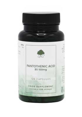 Vitamin B5 Pantothenic Acid 100mg - 120 Capsules