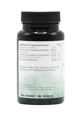 Vitamin B6 Complex (P5P) - 30 Vegan Capsules