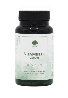 Vitamin D3 2500IU (with Vitamin K2) - 90 Vegan Capsules