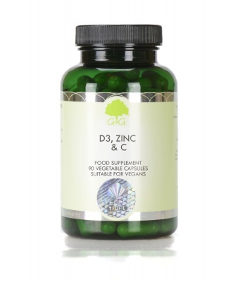 D3, Zinc & C - 90 Capsules