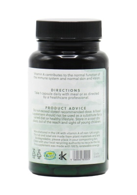 Vitamin A (retinol) 5000iu - 120 Vegan Capsules