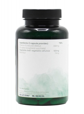 Natural Vitamin E 400iu - 120 Capsules