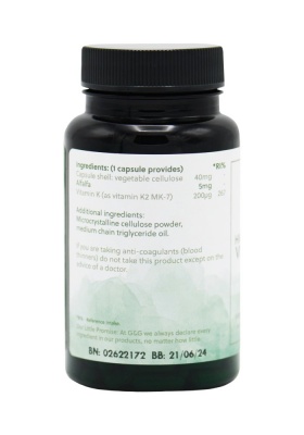 High Strength Vitamin K2 200mcg - 90 Vegan Capsules